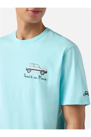 Portofino Man Cotton T-Shirt With Front Print MC2 SAINT BARTH | T-Shirt | POT000104515L